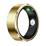 Intelligente Gesundheit: Fitness-Tracking-Gerät aus Metall, Schlafüberwachung und tragbare Herzfrequenz, Gold- und Silber-Finish, elektronisches Design