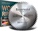 Bayerwald - CS Kreissägeblatt - Ø 700 mm x 3,2 mm x 30 mm | Wolfszahn (56 Zähne) | grobe, schnelle Zuschnitte - Brennholz & Holzwerkstoffe/Längs- & Querschnitt