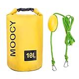 Vielseitiger schwimmender Packsack – Schwimmender Driftsack Rafting, 10l/20l Sandankersack | Wasserdichter Packsack Camping mit Schwimm- und Sandanker, Packsack mit Sandanker zum Bootfahren, Angeln un