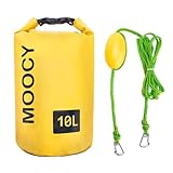 Vielseitiger schwimmender Packsack – Schwimmender Driftsack Rafting, 10l/20l Sandankersack | Wasserdichter Packsack Camping mit Schwimm- und Sandanker, Packsack mit Sandanker zum Bootfahren, Angeln un