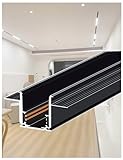 Magnetisches LED-Schienenbeleuchtungssystem, bündig montierte Deckenschiene für modernes Zuhause, Küche, Bad und Einzelhandel