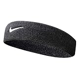 Nike Unisex Erwachsene Swoosh Headband/Stirnband, Schwarz (Black/White), Einheitsgröße