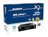 EDISIEdision OS NINO+ Full HD Linux E2 Combo-Receiver H.265/HEVC (1x DVB-S2, 1x DVB-T2/DVB-C, WLAN onboard, Bluetooth onboard, 2x USB, HDMI, LAN, Linux, Kartenleser) schwarz