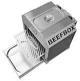 BEEFBOX TWIN 2.0 - XXL 850°C Oberhitze Grill mit 2 x 4.2kW - komplett Edelstahl - demontierbar - elektronische Zündung - integrierter Warmhaltebereich