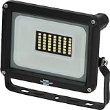 Brennenstuhl LED Strahler JARO 3060 / Leuchte 20W für außen (Außenstrahler zur Wandmontage, Fluter 2300lm aus Aluminium, IP65)