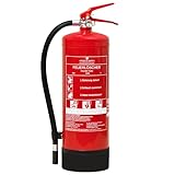 Häger - Feuerlöscher 6kg Pulver [ABC Löscher] - Pulverlöscher für Haushalt, Gewerbe & Industrie - Mit Prüfnachweis-Zertifikat, Jahresmarke, Standfuß und Wandhalterung, DIN EN 3