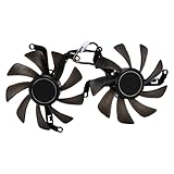 Barabesty 2 Teile/Set 85 MM GPU VGA KüHler TH9215S2H-PAA01 GrafiklüFter für Palit GeForce RTX 3060 Dual RTX3060 Ti OC Grafikkarte