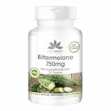 Bittermelone 750mg - 120 Tabletten - hochdosiert - vegan - mit Chrom | HERBADIREKT by Warnke Vitalstoffe - Deutsche Apothekenqualität