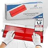 ALPHA BX Profi Flächenspachtel 40cm mit Edelstahlklinge & integriertem Tapetenentferner, vielseitiges Trockenbauwerkzeug für präzise Wandgestaltung und Bauarbeiten