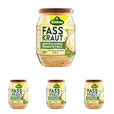 Kühne Fasskraut natürlich-mildes Sauerkraut, 425ml (Packung mit 4)