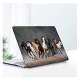 HLAAJJX für MacBook Air 13 Zoll Hülle 2010-2017 Freisetzung Modell A1466 A1369,Nicht für MacBook Air M1 13 Zoll,Gedrucktes Muster Plastik Schutzhülle Matt Hardcase,Acht Pferde