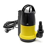 Schmutzwasserpumpe 6000l/h, 250W, max. Förderhöhe 5,5m, Fremdkörper bis Ø5mm