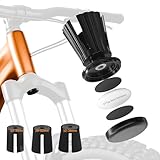 NICEDACK AirTag Fahrradhalterung für Apple Airtag versteckt in der Fahrradgabel Wasserdicht Fahrrad Halter für Airtag Geeignet für Fahrrad-Vordergabelrohre mit einem Innendurchmesser von 22–38 mm