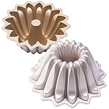 Erreke Gugelhupfform, Professionelle Qualität Kuchenform, Gugelhupf Backform, Sehr Widerstandsfähig, Doppelte Antihaftschicht, 2.5 Liter Kugelhupf Backform 24cm, Flare