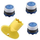 Ersatz-Luftsprudler-Set für versenkbare Wasserhähne 16,5 x 1 mm, 3 Stück mit Schlüssel – Luftsprudler Filter