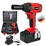 SCHMIDT Akku-Schlagschrauber IW-320 - Kabelloser Schlagschrauber mit 320Nm, Li-Ion 20V Akku, LED-Licht, Vierkantaufnahme im robusten Transportkoffer