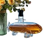 Berriphonia Bourbon-Karaffe – Alkoholspender in Form eines Whiskey-Dekanters in Form eines Dekanters für Haus, Bar, Party, Reise