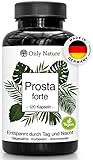 Prosta Kapseln Hochdosiert - Einzigartige Zusammensetzung aus Kürbiskernextrakt, Sägepalmenextrakt, Brennnesselwurzel und Vitamin E - In Deutschland produziert & Laborgeprüft - 120 Prostata Kapseln