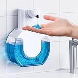 Seifenspender Automatisch, 420 ml Elektrischer Wandmontage Berührungsloser Automatische Seifenspender,USB wiederaufladbar mit Infrarot Bewegungssensor für Küche Badezimmer