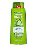 Garnier Fructis Kraft & Glanz Shampoo XXL, Kräftigendes Shampoo Gegen Stumpfes Und Glanzloses Haar, Für Mehr Glanz Und Geschmeidigkeit, Mit Grapefruit Extrakt, Maxi Format, 700ml