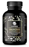 Magnesiumcitrat 375 Kapseln hochdosiert - 2250mg davon 360mg elementares Magnesium pro Tagesdosis I Magnesium Citrat Vegan ohne Zusatzstoffe hergestellt in DE