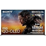 Sony BRAVIA 8 II - QD-OLED, AI XR Processor, Acoustic Surface Audio+, Dolby Vision/Atmos, IMAX Enhanced, Google TV (2025), Google Cast, Apple AirPlay 2, Eco Dashboard 2, Game Menu 2 – 55 Zoll