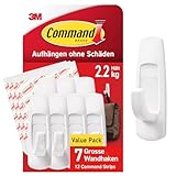 Command Mehrzweckhaken, Vorteilspack, Größe L, Weiß - 7...
