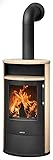 Justus Island 7 2.0 Kaminofen Stahl Schwarz/Keramik Grappa, Verkleidung:Sandstein