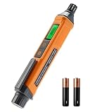 Gasmelder, Toptes PT205 Gaslecksuchgerät mit Akustischem und Optischem Alarm, Gasprüfgerät Mit%LEL-Wert von Propan, Methan, Butan und Brennbarem Gas Für Haus, Wohnmobil (Inkl. Batteriex2)-Orange