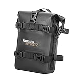 Ronyme Motorrad-Seitentasche, Motorrad-Fronttasche, schwarzes Reitwerkzeug-Zubehör, vollständig wasserdicht, 4 l, Tasche, Hecktasche