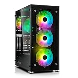 Memory PC Gaming PC (AMD Ryzen 5 5600G 6X 4.4 GHz, AMD Vega Grafik, 16 GB DDR4 RAM 3000 MHz, 1TB SSD, Windows 11 Pro) RGB Gamer