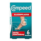 Compeed Blasenpflaster Mixpack - Hydrokolloid-Pflaster in verschiedenen Größen - gegen Blasen an Fersen, Zehen und für kleine Blasen, 6 stück