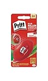 Pritt Kleberoller Compact, permanent, 10m Länge, sofortige Klebekraft, für Papier, Pappe, Fotos, Glas und Kunststoff, 9H ZCGPB