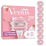 Gillette Venus ComfortGlide Spa Breeze Damenrasierklingen, 8...