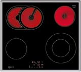 NEFF T16SBN1L0 Elektrokochfeld N50, autarkes Glaskeramik-Kochfeld 60 cm breit, Touch Control, Bräterzone, 2-stufige Restwärmeanzeige, aufliegend, Schwarz