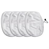 MonoSora Mikrofaser-Wischpads für Morphy Richards 720021 720502 9-in-1 Dampfreiniger, waschbar, wiederverwendbar, Bodentücher für Hartholz, Fliesen, Keramik, 4 Stück