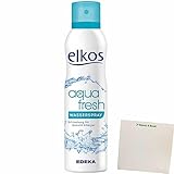 Elkos aqua fresh Wasserspray die schnelle Erfrischung (150ml Flasche) + usy Block