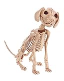 Horror-Shop Hunde Skelett als Halloween Deko 30 cm