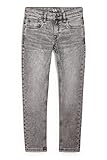 C&A Kinder Jungen 5-Pocket Jeans Slim Stretch|Polyester|Baumwolle|Denim Jeans-grau 140