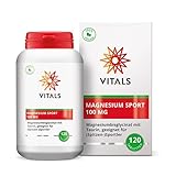 Vitals - Magnesium Sport 100 mg 120 tabletten Magnesiumbisglycinat mit Taurin. Geeignet für Spitzensportler, auf Doping getestet.