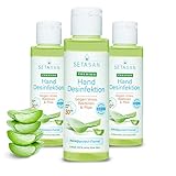 SETASAN premium Handdesinfektion 100 ml – Desinfektionsmittel mit Aloe Vera und biologischem Ethanol, hochwirksames Handdesinfektionsmittel mit frischem Duft