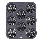 Brotformen für selbstgemachtes Brot – solide Silikon-Backform mit 8 Löchern, sichere Brotbackform, Brotbackform mit rutschfestem Griff für Ofen, Kuchen, Frühstücksburger