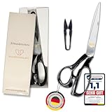 Scherenpalast Schneiderschere 30,5 cm – Heavy-Duty Profi-Stoffschere aus Edelstahl, extra scharf & ergonomisch – ideal für Leder & dicke Stoffe – mit Fadenschneider & Geschenkbox