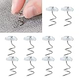 Polsternadel,100 PCS Klaren Köpfen für Sofa Twist Pins Plastik Kopf Polsternagel für Polster Couch Chair Autosofa Dachhimmel Reparatur Matratzen Bedskirts Headliner