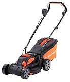 YARD FORCE Rasenmäher LM C33 inkl. Akku 20V / 4,0 Ah, Schnittbreite ca. 33 cm, Schnitthöhenverstellung 20-60 mm, mit Hybrid-Fangsack 30 Liter, incl. Batterie und Ladegerät