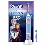 Oral-B - Vitality Pro Kids Frozen HBOX, Batteriebetrieben, Zahnbürste, Schwarz