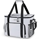 AIQII 36L Kühltasche Picknicktasche Faltbar Thermotasche Isoliertasche für Getränke，Wasserdicht auslaufsicher Picknick Lunchtasche für Ausflug, Picknic, Camping, Wandern, Strand