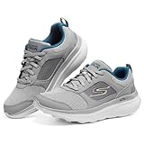 Skechers Damen Go Run Motion Sneaker, Grau, 40 EU