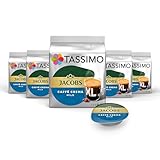 Tassimo Kapseln Jacobs Caffè Crema Mild XL, 5 x 16 Pads, 80...