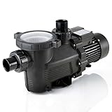 Arebos Schwimmbadpumpe 800W | Filterpumpe mit Vorfilter & 19000 l/h | Poolpumpe für Sandfilteranlage & Filtersystem | leistungsstark & energieeffizient | für Pool Garten & Swimmingpool